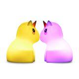 3D ODM/OEM Soft No-sharp Remote Control Safty Unicorn Shape Night Lamps For Kid thumbnail-3