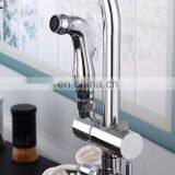 High Quality Elegant Bathroom Single Hole Brass Basin Faucet thumbnail-3