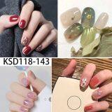 Nail Art Adhesive Sticker DIY Manicure Snowflake Shiny Sequins Nail Polish Strips Wraps Accessories Wholesale thumbnail-5