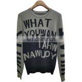 DiZNEW OEM Mens Wool Sweater Jacquard Pullover Sweaters For Man thumbnail-1