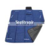Promotional Foldable Printed Waterproof Custom Logo Disposable Picnic Blanket thumbnail-3