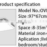 Factory Sale Modern Rectangular LED Ceiling Light Acrylic Iron Living Room Lighting thumbnail-3