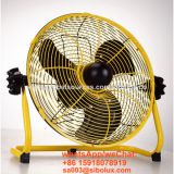 12 inch rechargeable floor fan with 3 speeds for gems/hotel outdoors