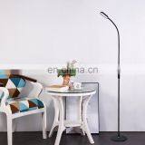 Modern European White Black Iron Bedside Led Floor Lamp Reading Lamp
