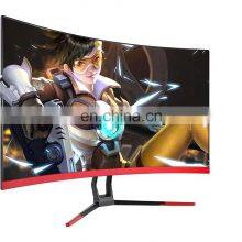 FULL HD 24inch Curved Display Gaming Monitor 1080P Desktop Monitor LED Wide Screen 1920x1080 HDMI IPS 75HZ