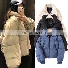 2021 Autumn and Winter New Lazy Wind Thickened Loose Cotton Jacket Trend Women's Cotton-padded Jacket Bread Jacket thumbnail-2