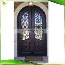 Traditional Wrought Iron Decorative Single Entry Screen Doors for Outdoors Apartment thumbnail-4