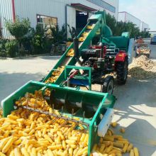 Farmer's good helper corn thresher automatic feeding dry wet dual-purpose beating stick machine bract machine