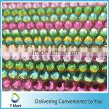 24*52 Design Hot Melt Self Adhesive Resin Diamond Rhinestone Sticker Sheet