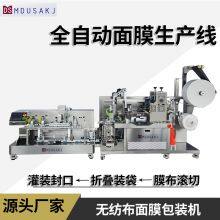 Full Automatic Mask Packaging Line, Cutting Film, Folding, Filling, Sealing thumbnail-2