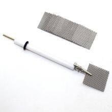 10 Pieces Platinum Coated Titanium Mesh Electrode With 1 Holder for Electrochemical Reaction thumbnail-2