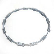 Expanded Razor Barbed Wire Fence Flat Wrap Razor Barbed Wire Diamond Weld Razor Wire Fence Sustainable Waterproof thumbnail-5