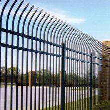 Wholesale Security Residential Wrought Iron Fencing Black Steel Spear Top Curved Metal Fence Panel Low Maintenance 3D Model thumbnail-2