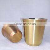 Hot Stainless Steel Double Wall Coffee Mug Copper Color 80ML 150ML thumbnail-2