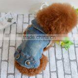 Retro-scratched Grain Cowboy Dog Clothes Small Spring/summer/autumn Teddy Bear Vest Pet Clothing thumbnail-2