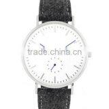 2016 Latest New Hot Selling Unusual Unisex Ronda Movement Tweed Watch thumbnail-5