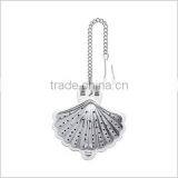 YangJiang Factory Durable Shell Shaped Stainless Steel Tea Strainer thumbnail-2