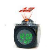 LED Alarm Clock Temperature Voice Activated , Battery/USB Power /electronic Desk Clocks Display thumbnail-2