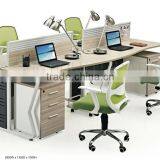 Last Wooden Office 4 Seater Workstation Computer Desk (SZ-WSB389)