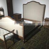 Classical Style Wooden Frame King Size Bedroom Furniture Antique Bed thumbnail-1