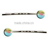 Fashion Rose Color Metal Alloy Bobby Pins thumbnail-2