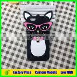 Lovely Cat With Glasses 3d Silicone Mobile Phone Case Cover for LG G2 D802 Cell Phone Back Cover Case thumbnail-3