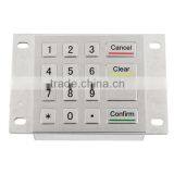 Manufacturer Metal Keys Access Control System Black Metal Keypad thumbnail-3