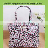 Popular High Quality Lovely Colorful Leopard Grain Girls Pvc Bag