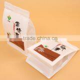 Re-sealable Craft Paper With Side Gusset Red Dates Plastic Bag