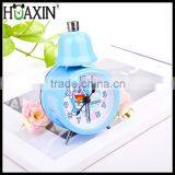 single bell Analog quartz lovely cat cartoon alarm clock for kids