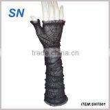 New Sexy fingerless gloves Wedding Gloves Accessory Beaded Lace Gloves