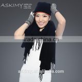 wholesale knitted women winter hat and scarf sets