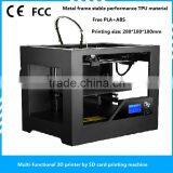 2015 New Design Hot Style Desktop SD Card 3D Printer PLA/ABS Printer Home Office Industrial 3D Printing Machine for Sale thumbnail-1