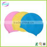 Custom Logo Adult Kid Size Silicone Swim Cap thumbnail-2