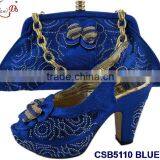 CSB5110 2016 Newest Design Woman Hot Selling Shoes With Matching Bags Crystal Cluth Factory Price Shoes Whole Sale Price thumbnail-1