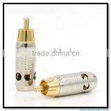 New Terminal Connector RCA Cable Connectors