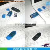 Small Portable Usb Card Reader Usb2.0 With High Speed