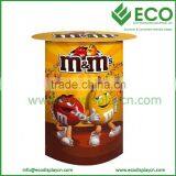 Chocolate Bean Promotional Cardboard Displaying Table