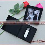 Fabric Linen Special Paper USB Flash Drive Magnet Storage Packaging Gift Box thumbnail-5