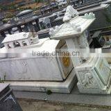 Funeral Coffin, Cremation Urn White Marble Stone Hand Carved Sculpture From Vietnam