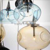 Hot Selling Vintage Pendant Lamps Modern Hand Blown Glass Pendant Lights Different Color Chandelier Lighting thumbnail-3