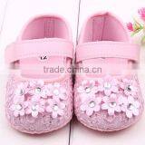 2016 Pink Toddler Shoes With Adorable Flower Decorate Baby Rubber Shoes Quality Choice thumbnail-2