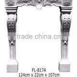 Polystyrene High Quality Beautiful PU Decorative White Marble Fireplace/freestanding Nero Marquina Marble Fireplace thumbnail-4