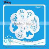 Set 8-piece Birthday/Wedding Cake Stencils YB-M-22 thumbnail-1