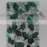 HOT SALE Red Printed Organza Gift Bag thumbnail-5