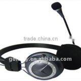 Computer Headphone (GF-LY617) (retractable Headphones With Mic/computer Headphones With Boom Mic/headphone for Pc)