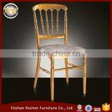 Wholesale Stackable Golden Banquet Aluminum Metal Wedding Chiavari Chair With Cushion Quality Choice thumbnail-6