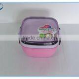 Lunch Box Plastic Lunch Box Double Wall Lunch Box Korean Lunch Box for School thumbnail-2