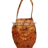 Newly desighed novel spider web lantern shaped cnady Halloween wall hanging bags