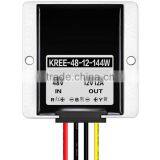 Aluminum Waterproof Shell Case (40-60V)48V to 12V 10A 11A 12A dc Step Down Converter Power Supply Module 144w
